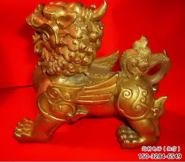 公園貔貅雕塑，噴砂發光雕塑，鑄銅工藝
