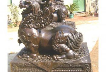 房地產(chǎn)貔貅雕塑，仿古動漫雕塑，噴砂制造