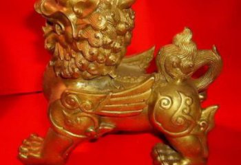 公園貔貅雕塑，噴砂發光雕塑，鑄銅工藝