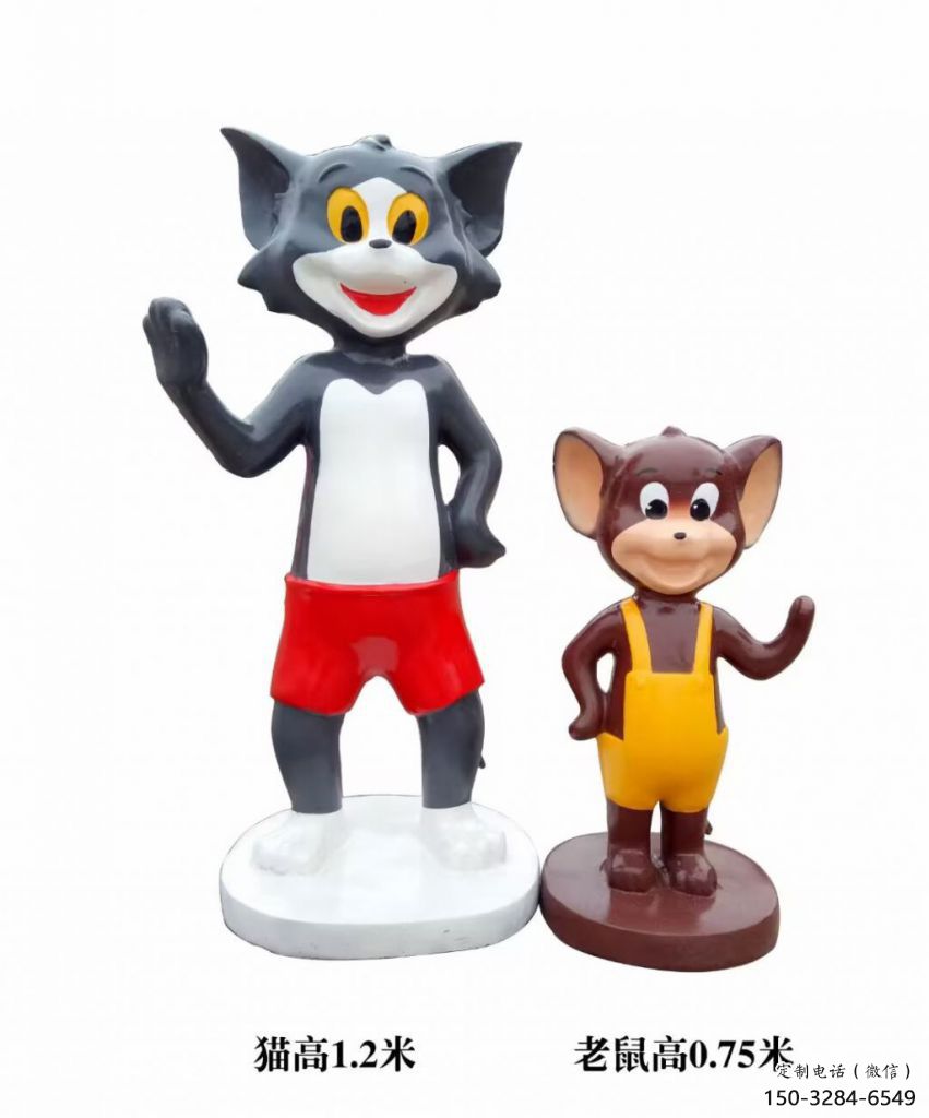 街道老鼠雕塑，鑄銅農耕雕塑，古銅效果