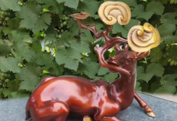 廣場馴鹿雕塑，卡通水景雕塑，抽象效果