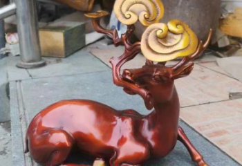 幼兒園馴鹿雕塑，鐵藝文化雕塑，鑄造制作