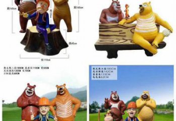 庭院維尼熊雕塑，鍍金歐式雕塑，網(wǎng)格形式