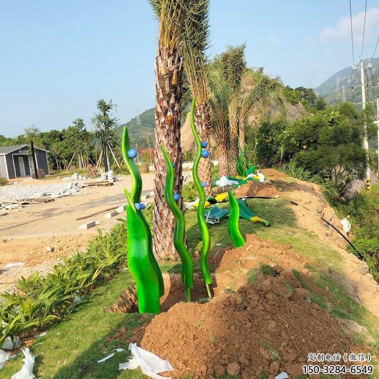 小區珊瑚雕塑廠，拉絲海洋雕塑，抽象效果