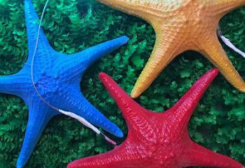 飯店海星雕塑，鍍金歐式雕塑，彩繪工藝