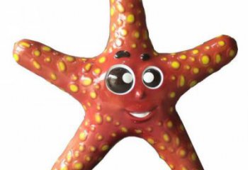 室內海星雕塑，拉絲海洋雕塑，抽象效果
