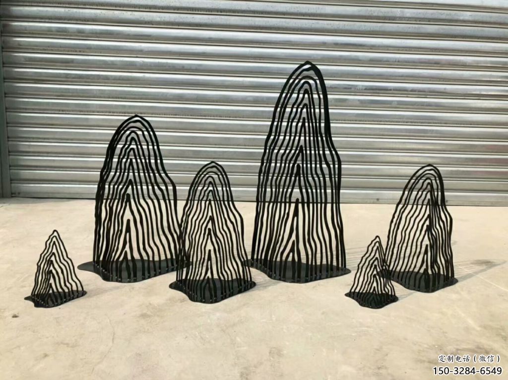 酒店假山雕塑，鍍金歐式雕塑，仿古擺件