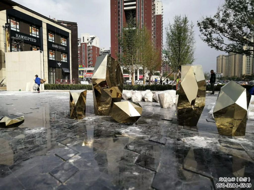 幼兒園景觀石雕塑，鐵藝文化雕塑，鑄造制作