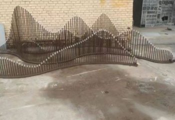 景觀館假山雕塑，鍍銅景觀雕塑，鍍銅工藝