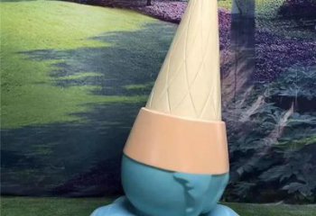 大型冰淇淋雕塑廠 公園冰激凌雕塑 標(biāo)識(shí)主題擺