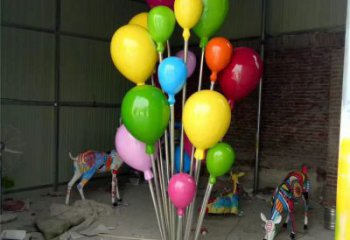 房地產氣球雕塑，仿古景觀雕塑，噴砂制造