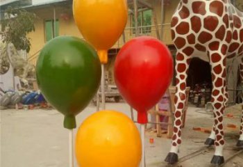 氣球雕塑，鏤空景觀雕塑，抽象效果