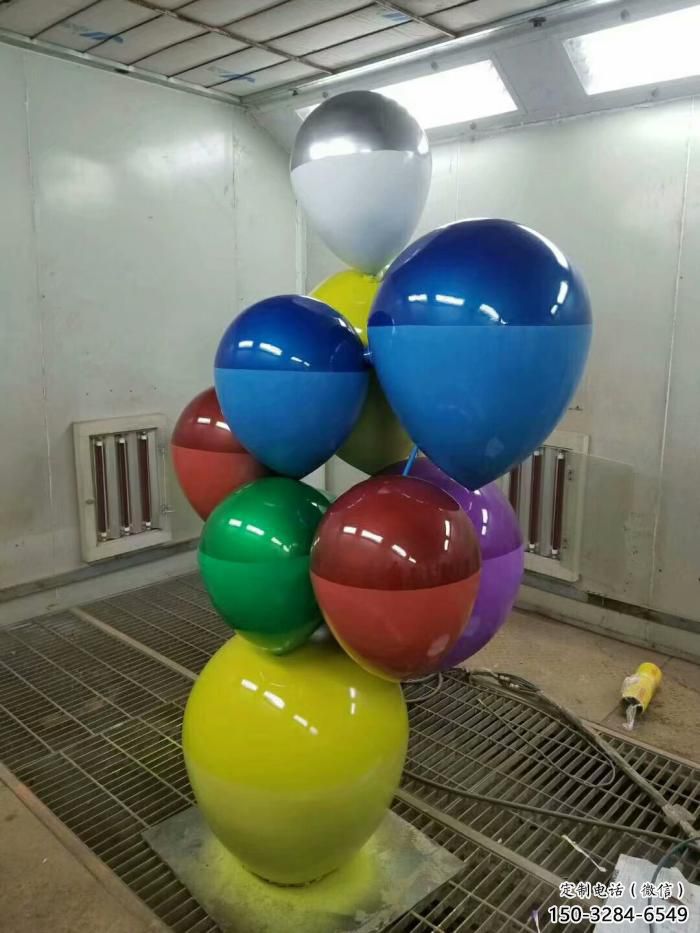幾何氣球雕塑 酒店雕塑 現(xiàn)代景觀小品