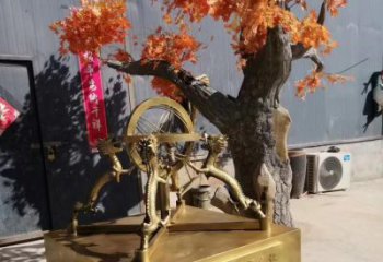 校園渾天儀雕塑，拉絲景觀雕塑，抽象主題