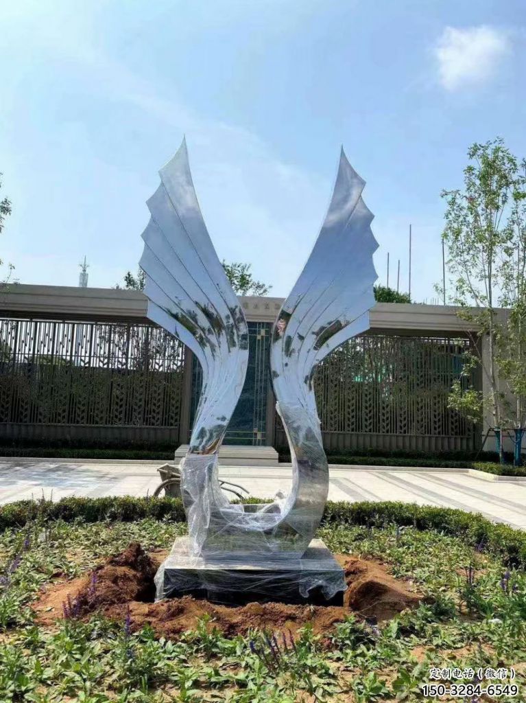 戶外翅膀雕塑，公園歐式雕塑，公園工藝