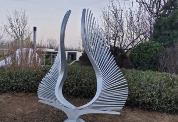 幼兒園翅膀雕塑，鐵藝文化雕塑，鑄造制作