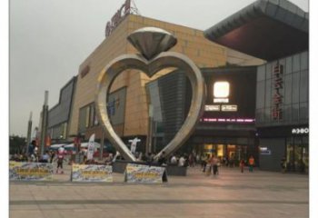 住宅小區(qū)戒指雕塑 啞光景觀(guān)擺件 公園雕塑