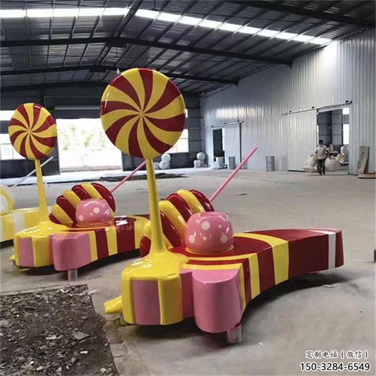 異形棒棒糖雕塑 現(xiàn)代校園小品 校園雕塑