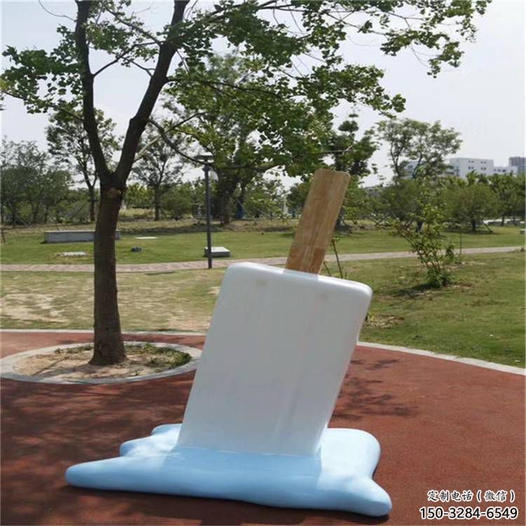 彩繪雪糕雕塑 懸空餐飲店擺件 街頭雕塑