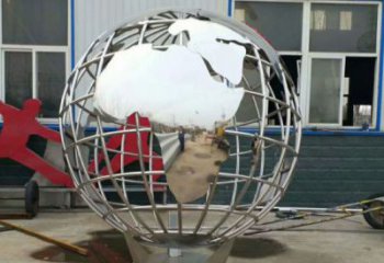 公園地球雕塑 戶外景觀擺件 抽象雕塑