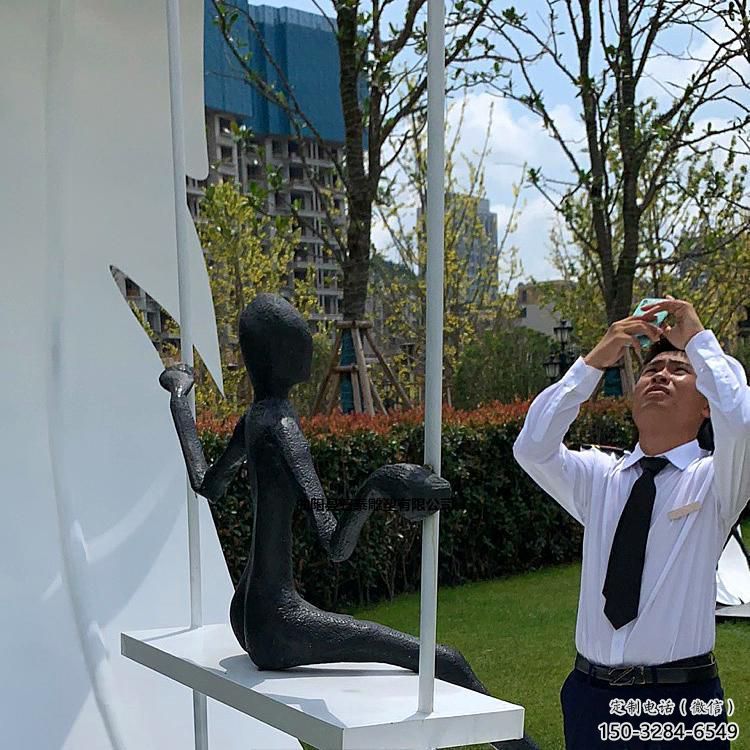 羽毛雕塑 公園賓館小品 博物館雕塑