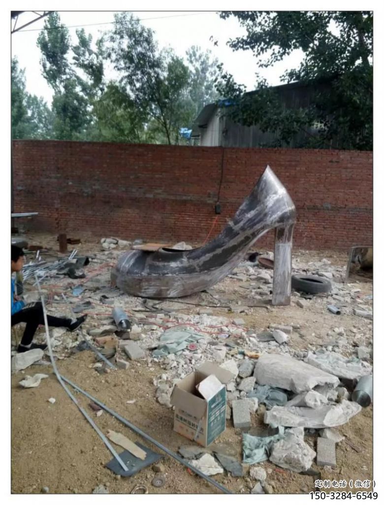 景觀高跟鞋雕塑 剪影景觀小品 商業(yè)街雕塑