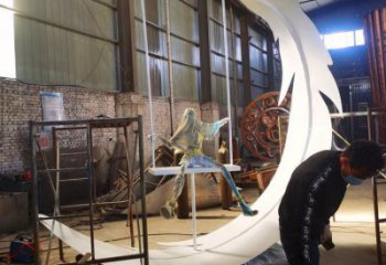 羽毛雕塑 啞光景觀擺件 室內雕塑