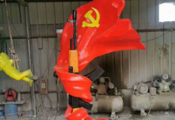 定價大型號角雕塑 步行街宣傳雕塑 仿真擺件