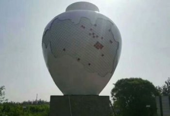 廣場瓶子雕塑 抽象景觀小品 烤漆雕塑