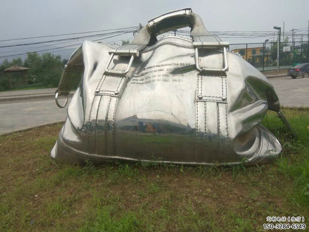 現代包包雕塑 大型別墅區(qū)擺件 博物館雕塑