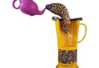 房地產(chǎn)懸壺雕塑廠家 現(xiàn)代景觀擺件 幾何雕塑