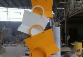 烤漆包包雕塑 鋼管景觀小品 室內雕塑