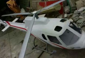 街頭飛機雕塑 大型別墅區(qū)擺件 鋼管雕塑