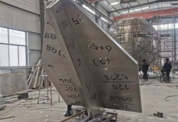 別墅區飛機雕塑 大型別墅區擺件 剪影雕塑