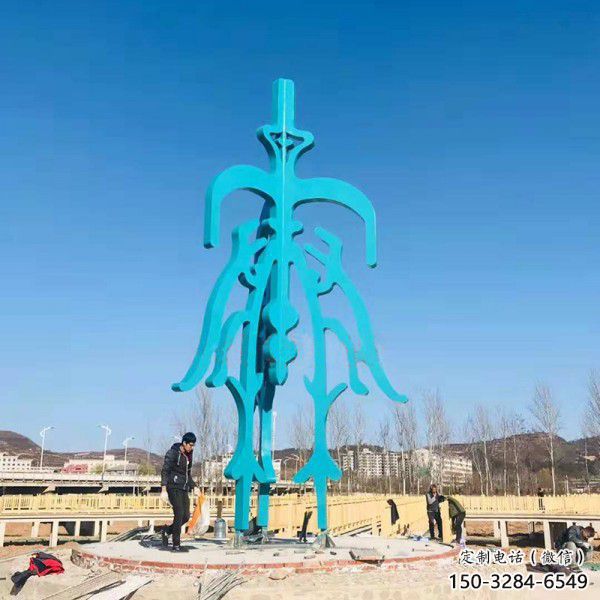 企業漢字雕塑 鑄造公園小品 歐式雕塑