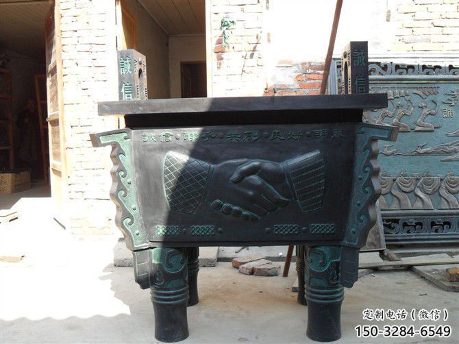 街道福鼎雕塑 現(xiàn)代景觀擺件 彩繪雕塑