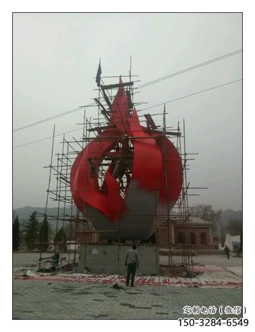 步行街火炬雕塑 游樂場景觀小品 鑄造雕塑