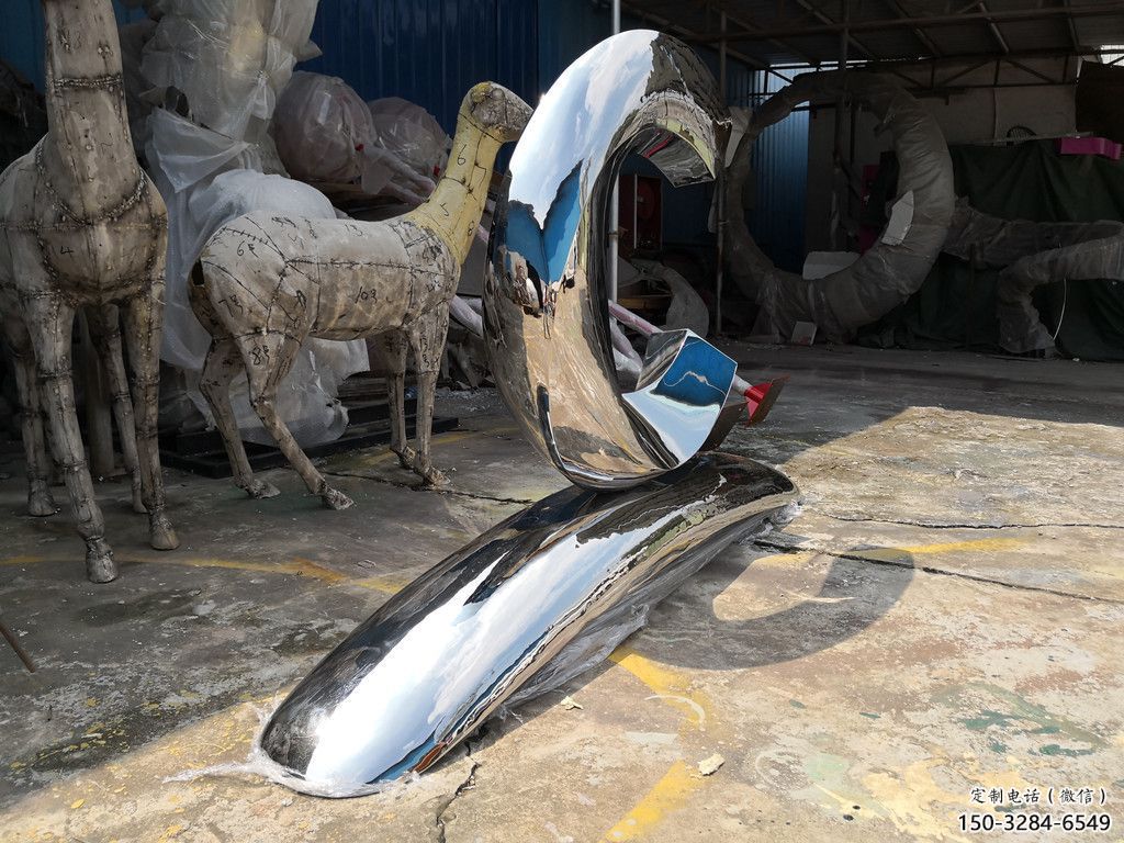 鋼管文字雕塑 異形噴水小品 農村雕塑