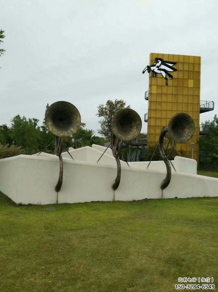 軍號雕塑 歐式步行街小品 大型商場雕塑