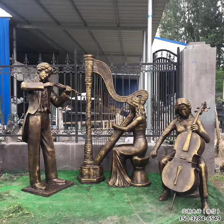 幾何鋼琴雕塑 發光公園小品 大門口雕塑