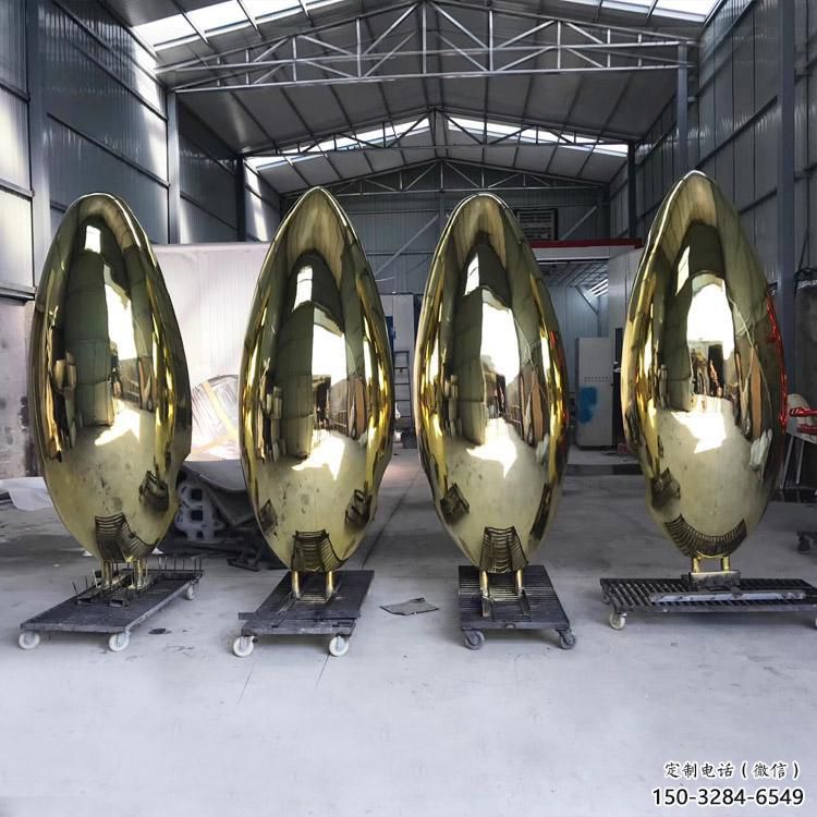 中式雞蛋雕塑 啞光景觀小品 游樂場雕塑