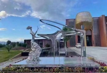 抽象鋼琴雕塑 啞光景觀小品 室內(nèi)雕塑