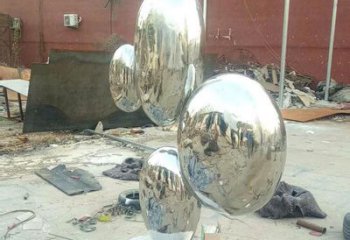 鍛造雞蛋雕塑 懸空餐飲店小品 戶外雕塑