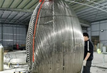 現(xiàn)代雞蛋雕塑 大型別墅區(qū)擺件 博物館雕塑