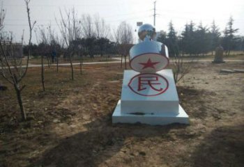 大型印章雕塑 歐式步行街?jǐn)[件 彩繪雕塑