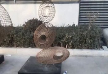 水景飄帶雕塑 彩繪剪紙小品 現代雕塑