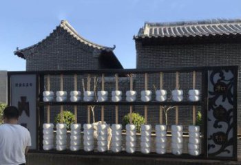 草地算盤雕塑 現代校園小品 大型雕塑