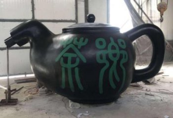 酒壺雕塑 景觀美陳小品 噴漆雕塑