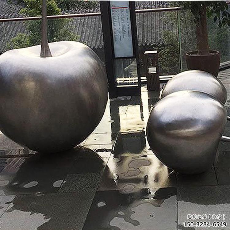 燈光櫻桃雕塑 懸空餐飲店水果雕塑 商業街雕塑