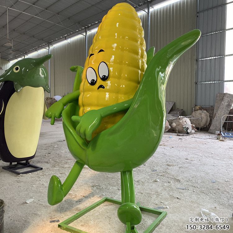 店門口玉米雕塑 創意景觀雕塑 仿真擺件